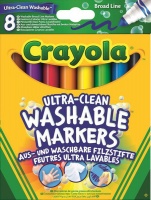 Crayola 8 Ultra Clean Broadline Washable Markers Photo