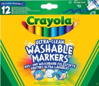 Crayola 12 Ultra Clean Broadline Washable Markers Photo