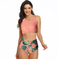 Iconix Mom Peach Jungle Crop Set Photo