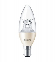 Philips LED Light Bulb Candle B15d / SBC Warm White 2700 K Dimmable Photo