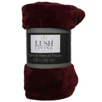 Lush Living - Flannel Fleece Blanket Throw 125 x 150 cm - Zeppelin Photo