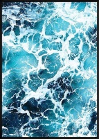 Boluo Framed Canvas Mount - The Big Blue - Ocean - 426 x 600mm Photo
