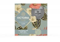 Victoria Gin Victoria Amber Gift Set -750ml Goblet Glass Photo