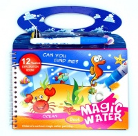 Reusable Magic Water Coloring Book - Ocean Series Photo