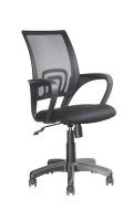 LINX Stewart Mesh Office Chair - Black Photo