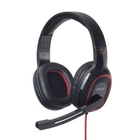 7.1 Virtual Surround Sound Gaming Headset - Black & Red Photo