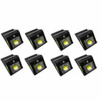 JB Luxx 2 SideLamp Solar Sensor Wall Light - Set of 8 Photo