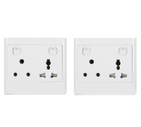 Redisson JB Luxx Double Wall Socket with Universal Socket - Set of 2 Photo