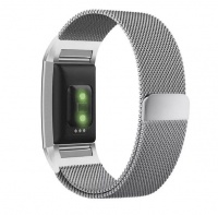 Rappid Milanese Fitbit Charge 2 Replacement Strap Stainless Steel Photo