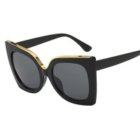 Sophie Moda-Oversize Cat Eye Gradient Lens Fashion Frame Sunglasses Photo