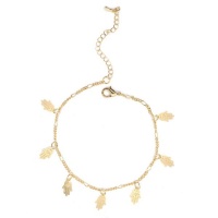 Lily & Rose - Gold Colour Anklet with Hamsa Hand Charms VA9679-2 Photo