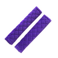 2 Pieces Car Seat Belt Shoulder Guard Set - Purple Photo