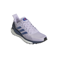 adidas Women's Solarglide ST 19 Road Running Shoes - White/Blue Photo