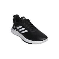 adidas Men's Courtsmash Tennis Shoes - Black/White Photo