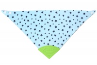 Blue Stars Teething Bandana Bib Photo