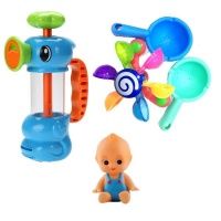 Baby Bath Toy Funnel and Baby Doll Photo