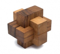 SiamMandalay Links Burr Wooden Puzzle Brainteaser Photo