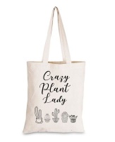 Love & Sparkles 100% Eco Cotton Tote Shopper Crazy Plant Lady Photo