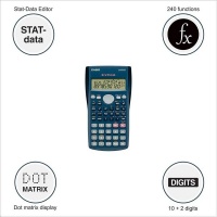 Casio fx-82MS 2-Line School/College/Office/Home Scientific Calculator - Triple Pack Photo