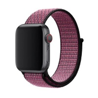 Apple GoVogue Woven Nylon Strap for Watch – Pink Blast Photo