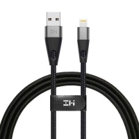 ZMI 2.4A Hi-Tension USB Type-A 2.0 to Apple MFI Lightning Cable - Black Photo