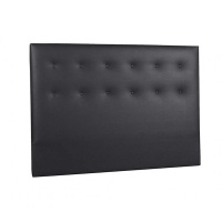 Agarsi Giovanni - Fina Genuine Bonded Leather Headboard - Black Photo