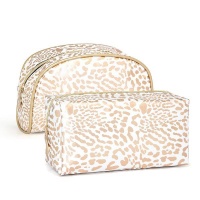 White & Rose-Gold Cosmetic Bag Combo Photo