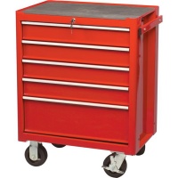 Kennedy Red 5 Drawer Professionalroller Cabinet Photo