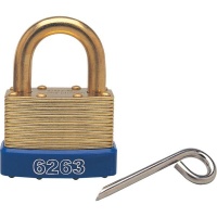 Matlock 46X25Mm Laminated Brass 4No Combination Padlock Photo