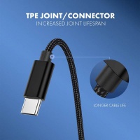 TOPK QC3.0 USB Charging Cable - Black 1M Photo