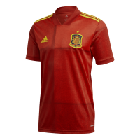 adidas Men's Spain Short Sleeve Home Jersey - Victory Red Photo
