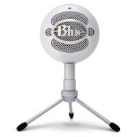 Blue Microphones Blue Snowball iCE USB Microphone Gaming Podcast Stream PC Mac - White Photo