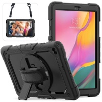 Tuff Luv TUFF-LUV Armour Jack Case Rugged For Samsung 10.1 LTE T510/T515 - Black Photo