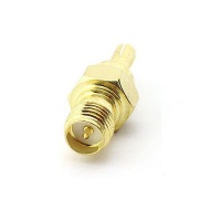 RF Adapter CRC9-TS9 Male To Reserve Polarity SMA Female Jack Inner Pin Gold Photo