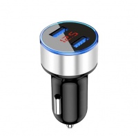 Rappid 3.1A Dual USB Universal Mobile Phone Car Charger With LED Display Photo