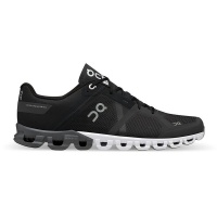 On Men's CloudFlow 2 Neutral Road Running Shoes Black Asphalt Photo