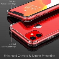 CellTime ™ iPhone 12 Mini Clear Shock Resistant Armor Cover Photo