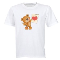 Valentine Painter Teddy - Kids T-Shirt Photo