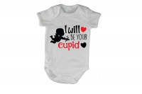 I Will Be Your Cupid - Valentine - SS - Baby Grow - White Photo