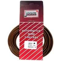 Edison - Automotive Wire - 1.0mm x 5m - Brown Photo