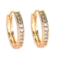 iDesire Gold CZ hoops VE6897A Photo