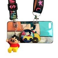 DHAO-Crayon Shin-chan Soft Silicone Cellphone Case With Lanyard-iPhone7 Photo