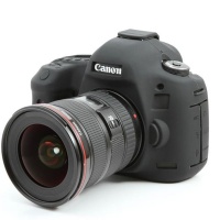 EasyCover PRO Silicone DSLR Case for Canon 5D Mark 3 5DS and 5DR - Black Digital Camera Photo