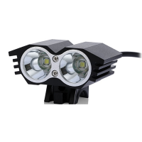 Fluir 1800lm 2xT6 Cycling Front Light - USB Powered Photo