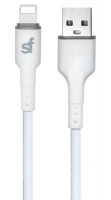 Superfly 2.4A Lightning 2m Cable - White Photo