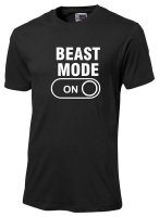 Beast Mode on Black T-shirt Photo