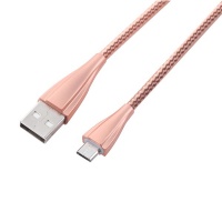 Volkano Fashion Series Micro USB Cable - 1.8m - Rose Gold Photo