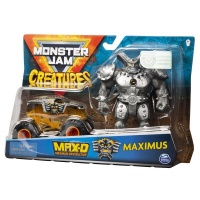 Monster Jam 1:64 Die Cast Vehicle & Creature Figure - Max D Photo