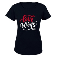 Love Wins - Valentine Inspired - Ladies - T-Shirt Photo