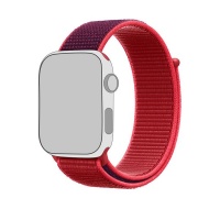 PiFit Red Duo Apple Watch Strap/Band Nylon Loop 38/40mm - Series 1 2 3 4 5 Photo
